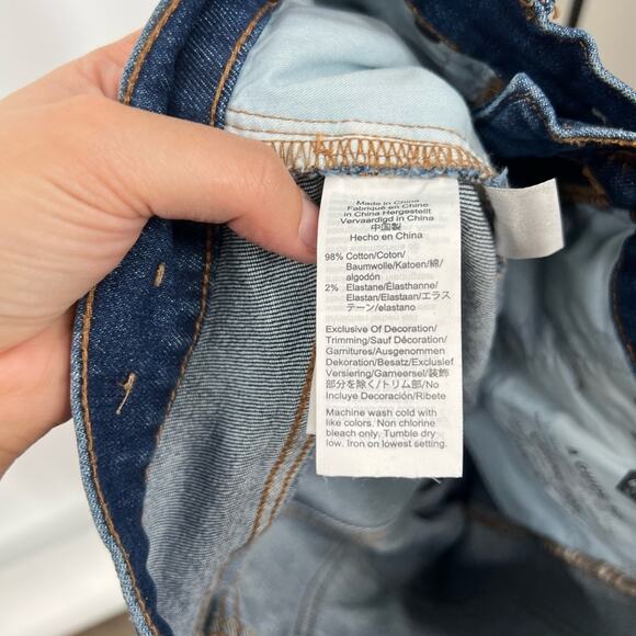 Madewell The Perfect Vintage Crop Jeans Bellbrook Wash Comfort Stretch Edition - Picture 9 of 10